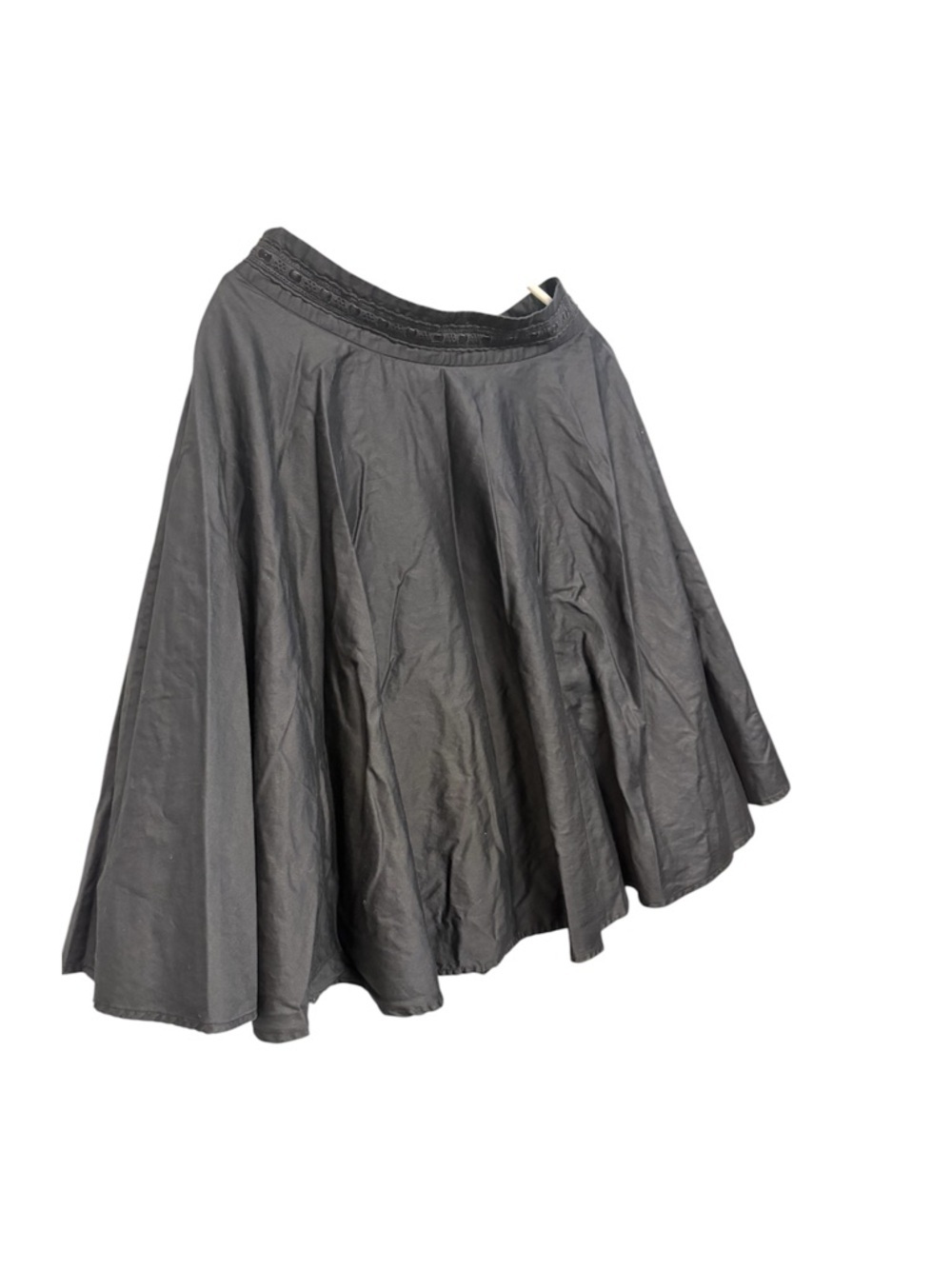 Odille Anthropologie Black Full Circle Midi Skirt size 4. - Picture 3 of 9